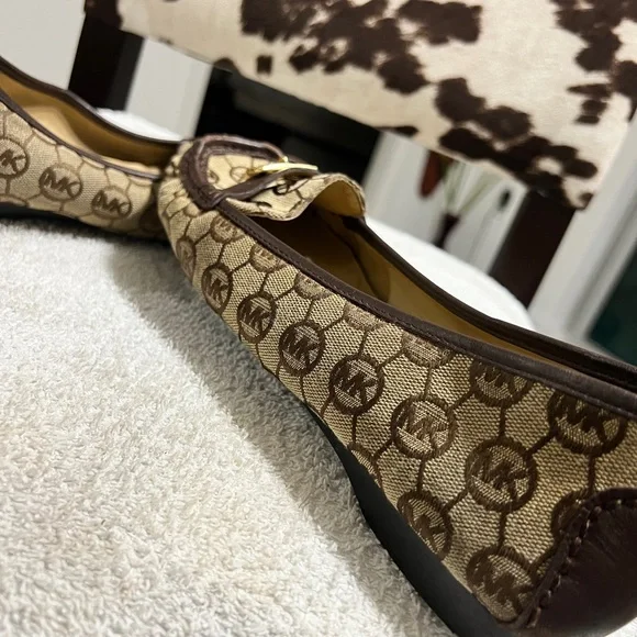 Michael Kors Hamilton Monogram Jacquard Loafers - pre-owned - Picture 10 of 14